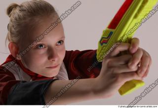 DENISA PILOT STANDING POSE WITH GUN 4